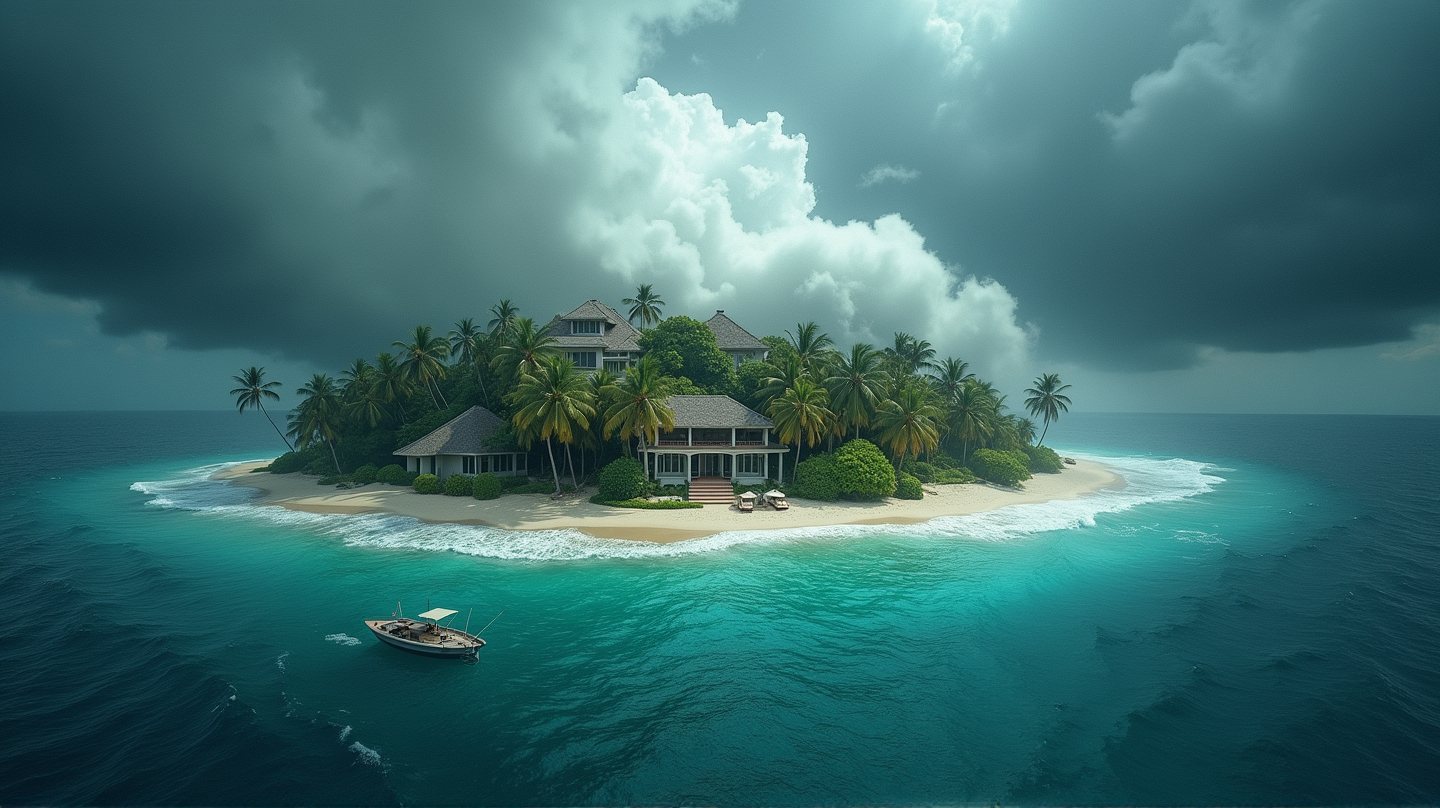 हैरिकेन मेलिस्सा ने खड़ा किया सेलिब्रिटी के ठिकानों के लिए खतरा