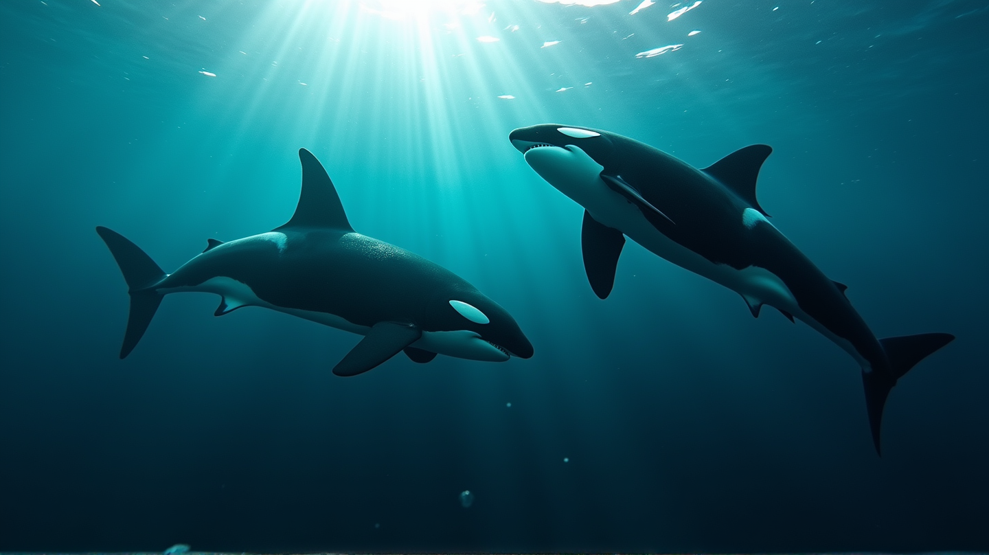ऑर्का का अनूठा कौशल: युवा ग्रेट व्हाइट शार्क्स को उल्टा करने की चतुर चालें