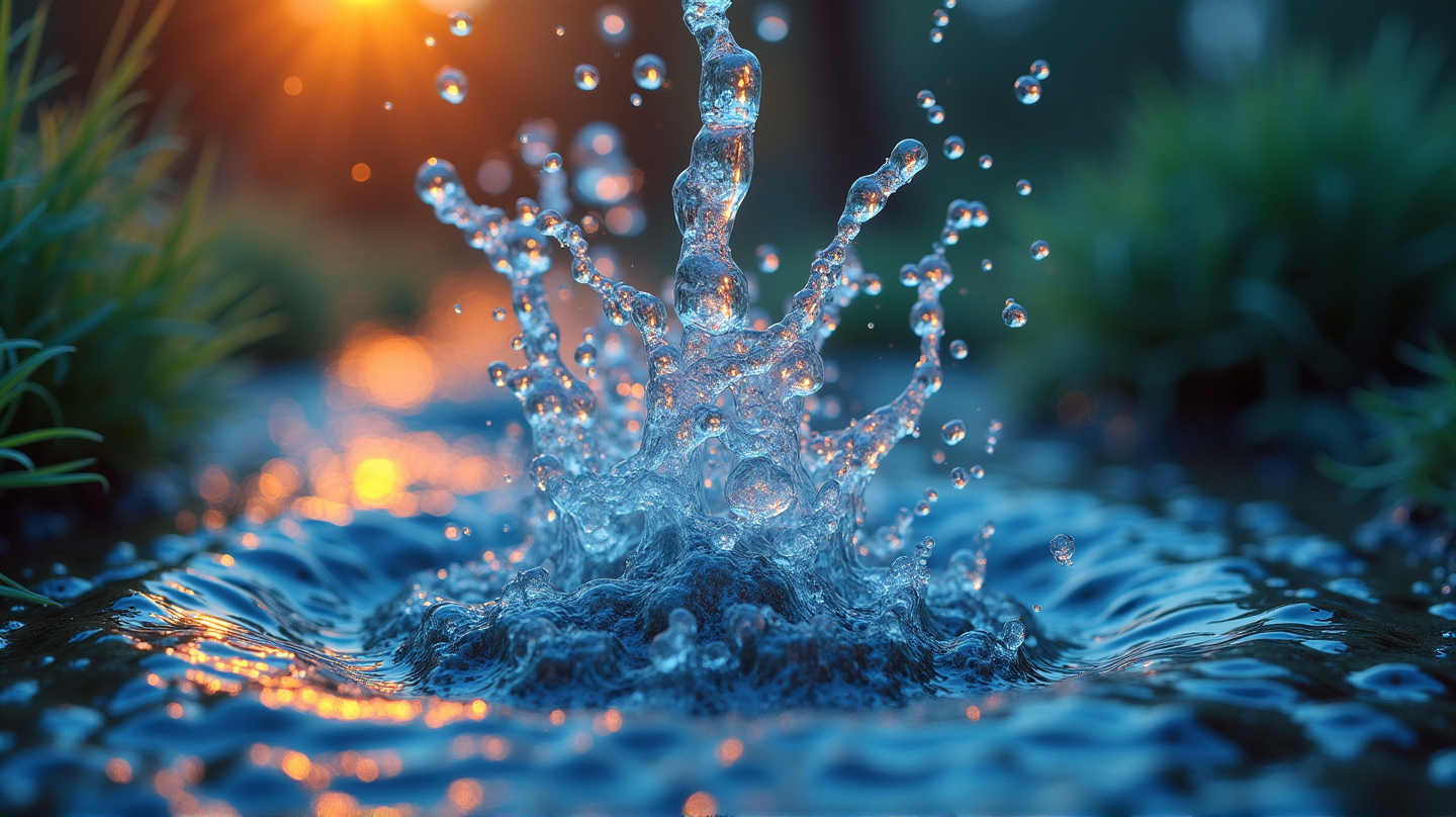 अणुओं की छिपी दुनिया: कैसे छोटे-छोटे आंदोलनों से बनते हैं जल के बूंदें