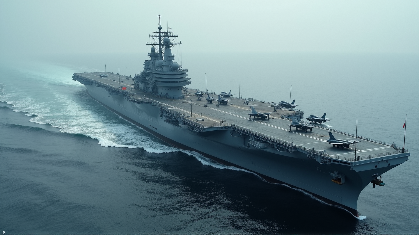 फ़ुजियान: चीन का सबसे उन्नत विमानवाहक पोत समुद्र में उतरा