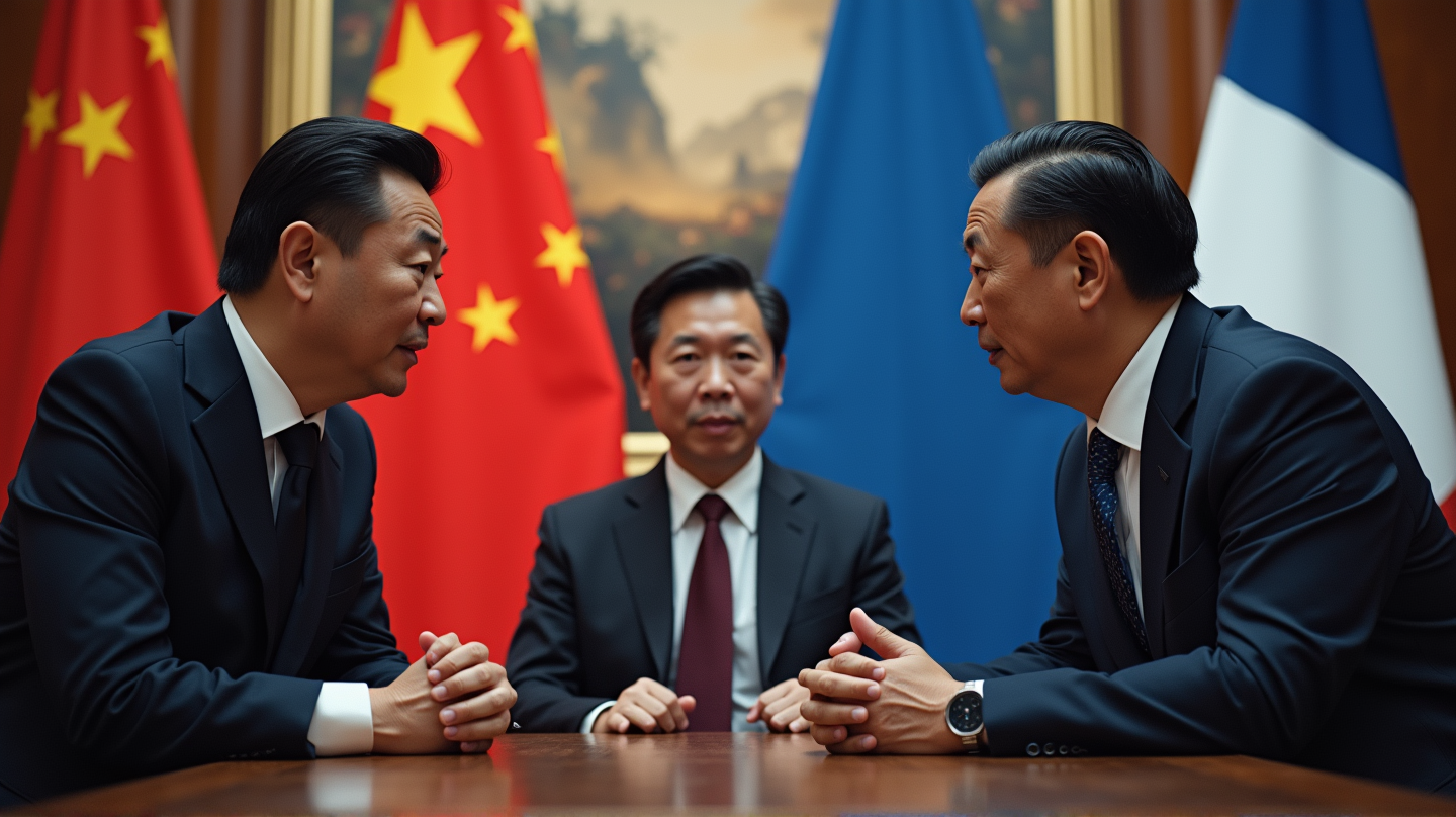 जापान के साथ तनाव के बीच चीन फ्रांस के समर्थन की तलाश में