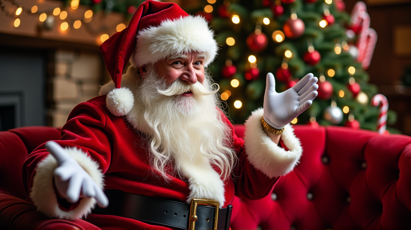 डिज्नी के अवकाश लॉन्च से पहले हॉलीवुड स्टूडियो में सांता को जल्दी पकड़ें