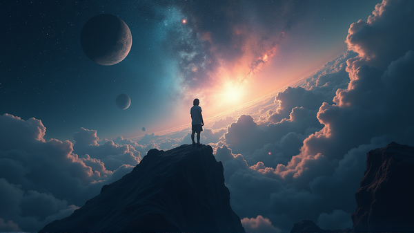 खुशहाल ब्रह्मांडीय धूलिकण होने को अपनाएं: सच्चे सुख का रास्ता