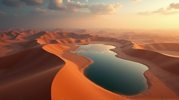 पृथ्वी की छिपी सिम्फनी का रहस्योद्घाटन: गायन टीलों और रहस्यमय रेगिस्तानी झीलों का दृश्य